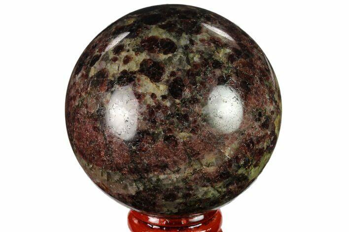 Polished Garnetite (Garnet) Sphere - Madagascar #132119